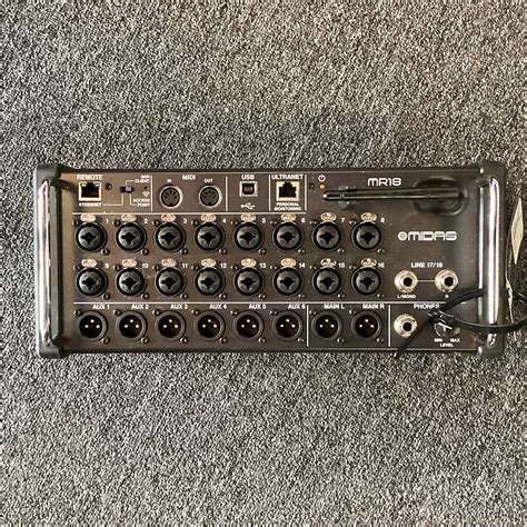 midas mr18 discontinued|MIDAS MR18 Tablet Controlled Digital Mixer .
